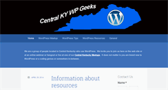 Desktop Screenshot of kywpgeeks.com